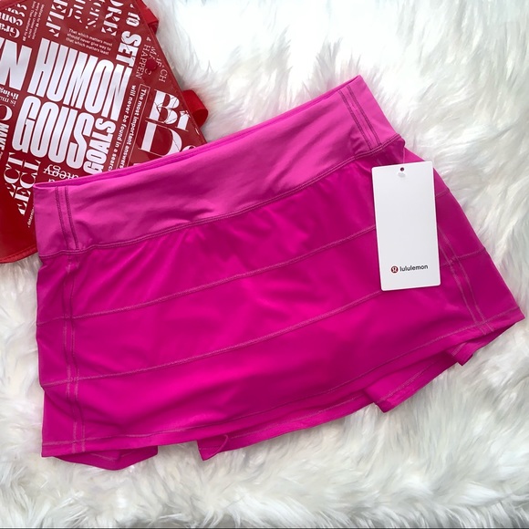 NWT Lululemon POW PINK Pace Rival Skirt Regular - Picture 5 of 5
